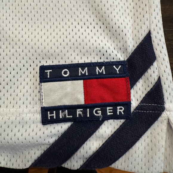 Rare Vintage 90s Tommy Hilfiger Hockey Jersey (Medium) - Picture 14 of 15